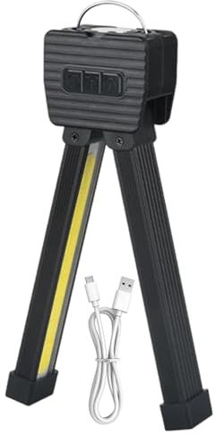 Lampada Da Palestra per Posarsi, Luce In Posa Magnetica, Torcia A LED A Magnete Portatile con Gancio Sospeso, 7 Gradi Dimming, Lampada Da Posa Magnetica Palestra con Pieghevole A 180 Gradi