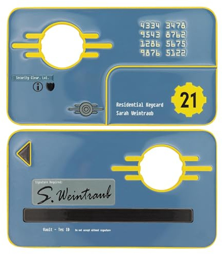 Fallout: New Vegas – Limited Edition Replica – Vault 21 Sicherheits-Schlüsselkarte