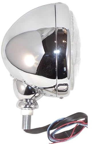 Complete Headlamp Chrome 5 3/4 Shell Only