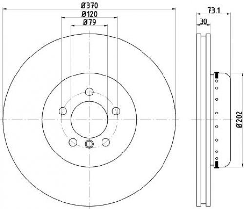 TMD Friction Services 92265325 Bremsscheibe