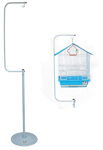 BPS Pie de Gancho para Colgar la Jaula Soporte para Jaula de Pájaros Loro 3 Modelos Elegir (Abierto: 152x34 cm) BPS-1252
