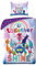 Halantex Trolls Wende-Bettwäsche-Set 2-teilig 100% Baumwolle Bettbezug 140x200 Kissenbezug 70x90 Kinder-Bettwäsche Bettdecke World Tour Poppy Branch
