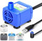 Pompe De Fontaine à Boire pour Animaux De Compagnie, Pompe De Remplacement UNISOPH pour Fontaine De Chat à Fleurs Pompe à Eau Submersible Moteur Ultra-Silencieux à Faible Consommation