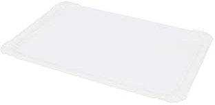 GREENBOX Piatti di carta rettangolari 17 x 23 cm, 250 piatti da spuntino bianco per torte, pizza, cialde ecc. Non rivestiti, riciclabili, ecologici, piatti da torta rettangolari, 250 pezzi, marrone