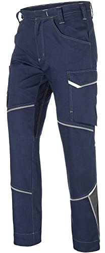 KÜBLER Workwear | KÜBLER ICONIQ Arbeitshose | dunkelblau/anthrazit | Größe 50