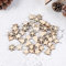 PRETYZOOM 50 Stück Weihnachtsbaumschmuck aus Holz Holzscheiben Ornamente Weihnachts-Tags Weihnachtsdekorationen hängende Verzierung Christbaumschmuck Schüttgut Anhänger Pommes Holzspäne Kind