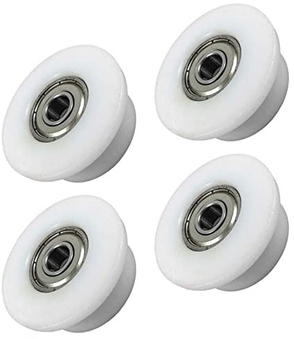 Baoblaze 4x Rowing Machine Bearing Wheel Replacement Part Rollers for Fitness Strength Training