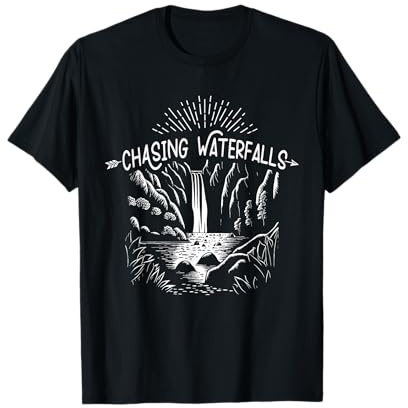 Hiking Chasing Waterfall Hikers Nature Lover T-Shirt