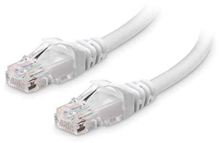 Cable Matters 10Gbps Snagless Cat 6 Ethernet Cable - 40ft, Cat 6 Cable, Cat6 Cord, Ethernet Cord, White
