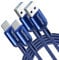 TechRise USB C Cable 2 Pack, USB Type C to USB A Charger Nylon Braided Fast Charge Cord for Samsung Galaxy S23 S22 S21 S20 S10, Google Pixel, Xperia, Android Mobile Phone (6.6 + 3.3ft)
