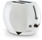 BUGATTI Romeo, Multifunktions-Design-Toaster aus Edelstahl, 7 Bräunungsstufen, 4 Funktionen, ohne Zange, 870-1035 W, Weiß
