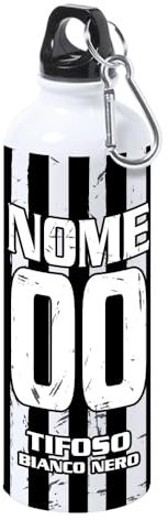 love print Borraccia Tifoso Serie A in Ceramica Sport per Tifoso Del Cuore Calcio Doc, Personalizzato con Nome e Numero (Tifoso Udinese)