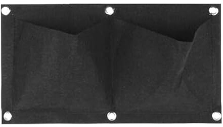 Fioriere Da Giardino Verticale 2/3/4/6/9 Tasche Pianta Grow Borse Fioriera Orto Verticale Orto Vivente Borsa da Parete Fioriera da Appendere Borse in Crescita Fioriere Sospese (Color : 2pockets 41x 2