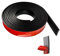 Gummistreifen selbstklebend 50mm(B) x3mm (D) x300cm(L), Neopren Gummimatte Gummiplatte, Vollgummi Gummiprofil, für DIY-Dichtungen, Abdeckung, Bodenbeläge Schutz, Isolation, Anti-Vibration, Anti-Rutsch