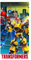 TDI Badetuch für Kinder mit Transformers-Figuren, ideal zum Schwimmen, Sport, Strand, Größe 140 cm x 70 cm