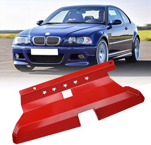 Lufteinlass Schaufel Dynamische Kaltluftansaugsysteme Kompatibel mit BMW 323i 325i 328i 330i M52 M54 E46 M3 2001-2006, Steigerung der Pferdestärken und Verbesserte Kraftstoffeffizienz - Rot