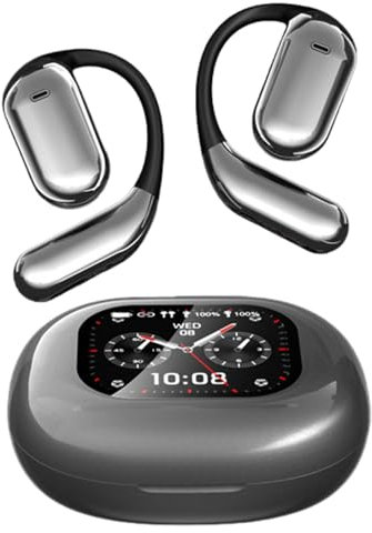 Auriculares Abiertos - Auriculares Deportivos Supraaurales | Auriculares Para Correr Al Aire Libre, Auriculares Ligeros Para Correr Con Una Durabilidad Excepcional, Auriculares Deportivos Para Colocar