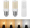 E27 Dimmbare LED Glühbirne Mit Fernbedienung, 0.6-10W ,900-1000lm, CCT 2700K-6500K (Warmweiß bis Tageslicht), für Wohnzimmer, Schlafzimmer, Küche, Dimmbar mit Fernbedienung , Energiesparend(2er Pack)