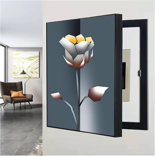 pykaaiiu Elektrokasten Tarnbild, Sicherungskasten Abdeckung, Schrank Stromverteiler Sicherungskasten,Motiv Kreativ Dekoratives Bild des Für Büro Esszimmer Heimdekoration(5,45 * 55cm)