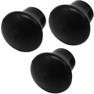 F Fityle 3x Drum Feet Slipcover Bass Drum Ständer Füße Abdecken Zubehörteile Ersetzen Sie Hardware Percussion Instrument Anti Slip, 3.7x3.5 Cm