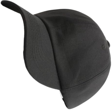 BESPORTBLE Schwarze Baseballkappe aus Baumwolle mit Buchstaben C, Sonnenhut | Damen und Mädchen, Einheitsgröße, Leicht für Sport und Alltag, Sommerferien Am Strand