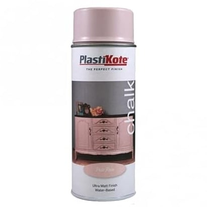 SuperGift.com 400ml, Heritage Chalk Spray Paint, Ultra Matt Finish (1, Pale Rose)