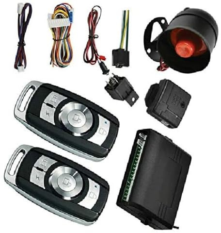 Riloer Universal Car Remote Alarm Door Locking System Kit Compatible with Vehicles with Central Locking Systems 102T206