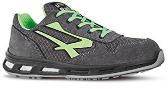 U-Power Red Lion EMOTION ESD S1P SRC, Scarpe Antinfortunistiche Unisex, Scarpe da Ginnastica in Pelle Leggere, Flessibili, Antiperforazione, con Inserto Infinergy, con Puntale in Alluminio (Blue_38)