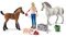 Schleich Visite du vétérinaire pour Jument et Poulain