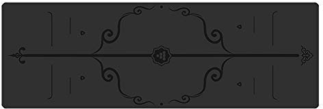 JMTLLYJD Yoga-Matte, Naturkautschuk Pilates-Matte Anfänger Verdickung rutschfeste Fitnessmatte 185 × 68cm, Dicke 5mm (Farbe : C)
