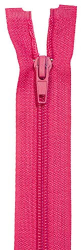 Jajasio 1 Stk. Teilbare reißverschluss 5mm Spirale in 10 Farben pink 100cm teilbarer Reißverschluss