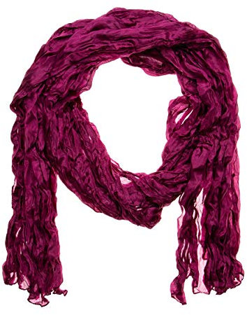 Tinitex Knitterschal Halstuch Schal XXL violett lila purple Seide 180x90cm