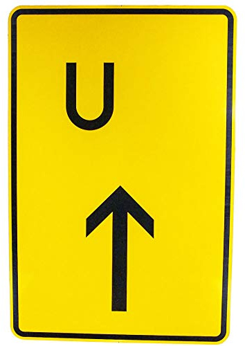 ORIGINAL Verkehrsschild 455.1-30 Ankündigung Fortsetzung Umleitung Vorankündigung geradeaus Verkehrsschild Straßenzeichen Verkehrszeichen Schild Straßenschild Zusatzschild Verkehrsschilder 900 x 600