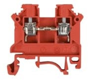 SIMET Schraubklemmenblock ZSG1-4.0NC rot Marke