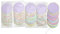 Biitfuu 5er-Set Kreis-Punkt-Papiergirlande, Bunter Kreis-Punkt, Exquisite Farben, Breite Anwendung, Langlebig, Wiederverwendbar, Pastell-Punkte-Girlande, Party-Heimdekoration