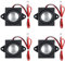 4 PZ Altoparlante 3 Watt 8 Ohm Mini Altoparlante 8ohm 3w Altoparlante Microfono per Arduino con interfaccia JST-PH2.0 per piccoli progetti elettronici Macchine pubblicitarie Monitor TV LCD