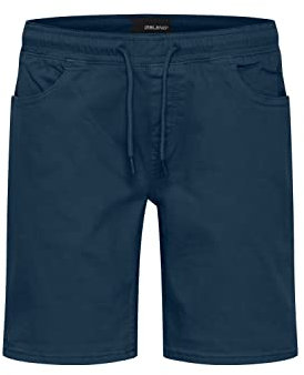 Blend 20715203 Denim Shorts Herren Jeans Shorts Kurze Denim Hose mit Stretch und Kordeln Blizzard Regular Fit, Größe:2XL, Farbe:Dress Blues (194024)