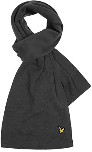 Lyle & Scott Herren zeitlos Minimalist Classic Lobable Schal - Mid Grau Marl