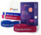 FlickVit Fitnessbänder 4er Set- Advanced (3 & 4) inkl. Tragebeutel, Fitnessband Stoff, Klimmzugband, Widerstandsbänder Set, Widerstandsband, Gummiband Sport, Theraband Set