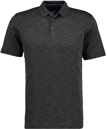 RAGMAN Herren Softknit-Polo Flammdesign Schiefer-027, XXL