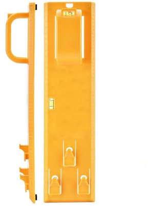 Real Home Essentials Picture Hanging Tool | Bildaufhänger mit Wasserwaage - Bilder aufhängen ohne Stress, Wandmontage-Tool, Gelb