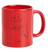 24 Ore Cultura EAN Tazza-Mug, Ceramica