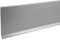 PROVISTON Metall Sockelleiste | 10 x 40 x 2500 mm | Fußleiste Aluminium Wasserfest Robust Rostfrei Langlebig Edelstahloptik Selbstklebend