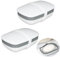 YoHyien 2 Pezzi Portasapone da Viaggio, Portatile Porta Sapone Viaggio con Coperchio, Impermeabile Scatola Porta Saponetta con Salvasapone e Cinturino in Silicone per Bagno, Palestra, Campeggio