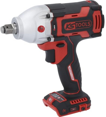 KS Tools | 1/2'' Akku-Schlagschrauber Brushless | ohne Akku/Ladegerät | 18 V | 100 dB(A)