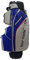 Tour Made Golfbag Cartbag ohne Schlägerklappern I großes Kühlfach I Herren & Damen I Golf Bag mit Organizer I durchgängige Schlägerfächer (Grey-Blue)