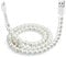 Vofolen for iPhone Charger Cable 3.3FT/1M USB A Cable Creative Bead Chains to Girls Kids 60W/3A for Phone Fast Charging Cable for iPhone 14 13 12 11 Pro Max XR,White