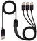 HUHANGGod Multi USB C Splitter Cable, 3 in 1 Type C Charging Cable, USB C to 3 USB C Port, Type C Male To 3 Male Data Charge Cable Wire Cord for Mobile/Android 1.5meter (3 TypeC)
