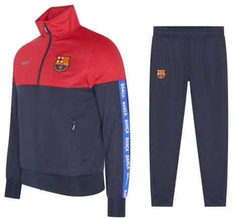 FC Barcelona Trainingsanzug Herren - Größe XXL - Saison 2024/2025 - Fußball Trainingsanzug - Offizieller Trainingsanzug