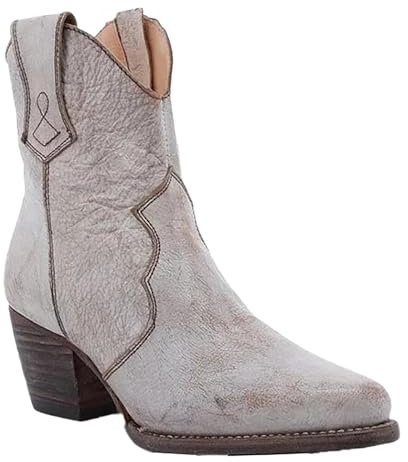 Generico Stivaletti Donna Bassi Invernali Vintage Eleganti, Comodi Tronchetti Corti Classici, Motociclista Morbidi Stivali Chelsea